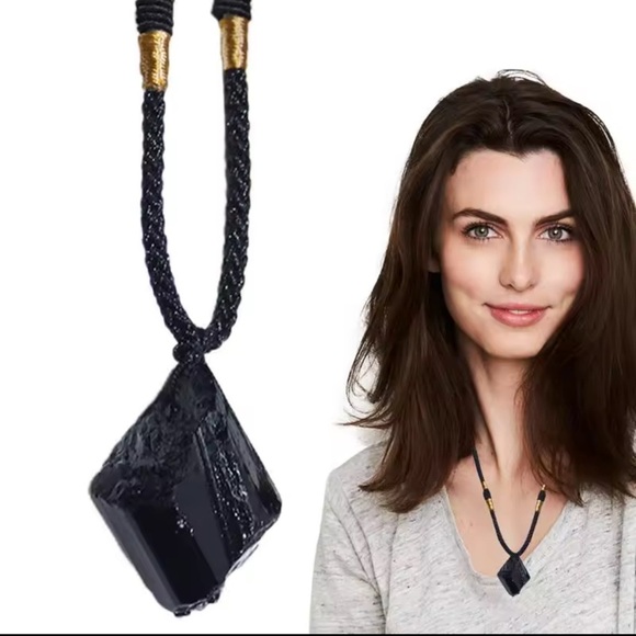 Natural Stone Necklace – Natural Crystal Healing Stone Pendant for Men & Women - Picture 6 of 16